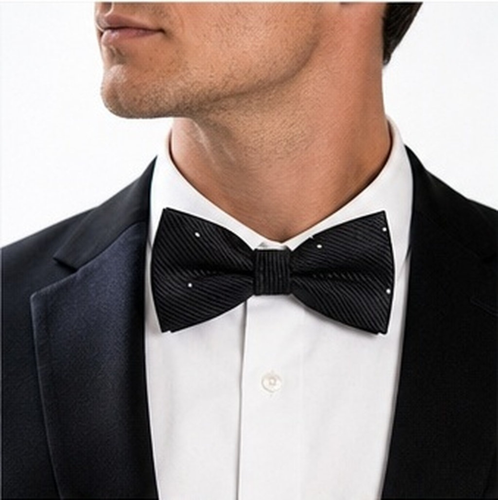 Bow Tie Pre Tied - 10 unidades de corbatas de poliéster