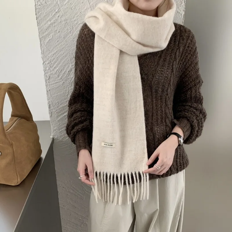 Bufanda elegante de estilo cor - Muffler Men Wool reseña y precio