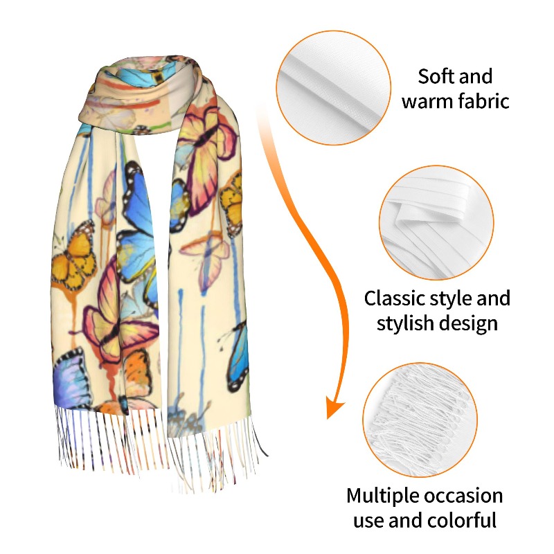 Bufanda de Cachemira Retro con - Woven Scarf Blanket reseña y precio