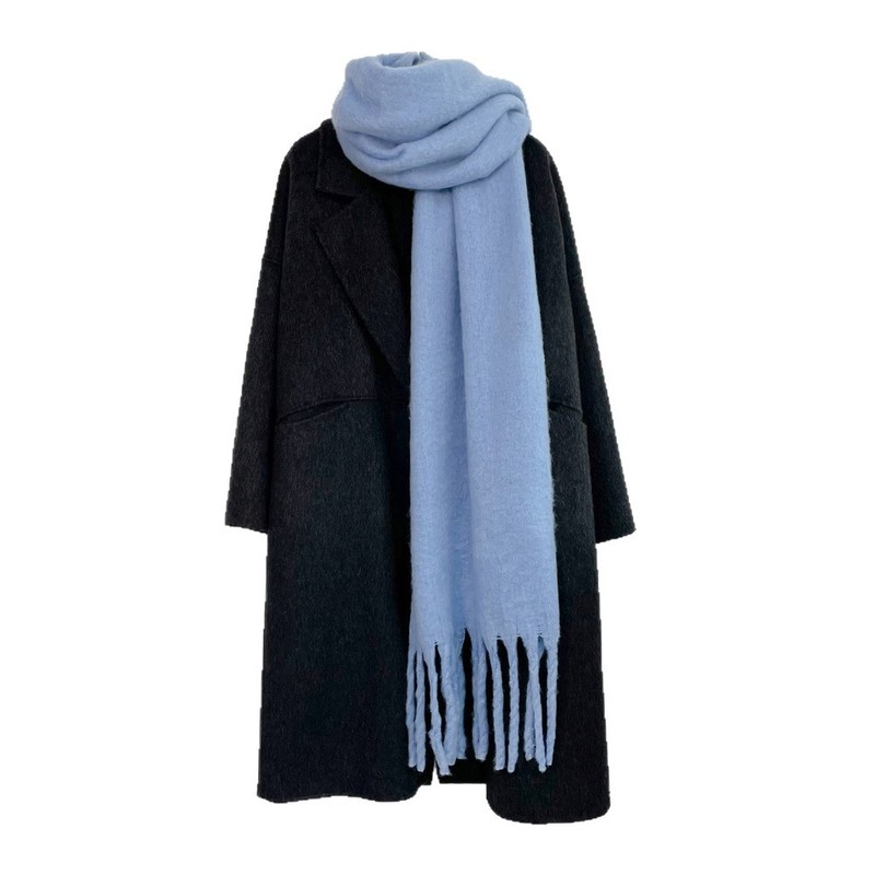 Bufanda de cachemira de color  - Muffler Men Wool reseña y precio