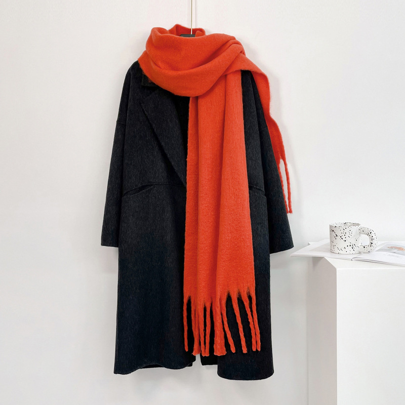 Bufanda de cachemira de color  - Muffler Men Wool reseña y precio
