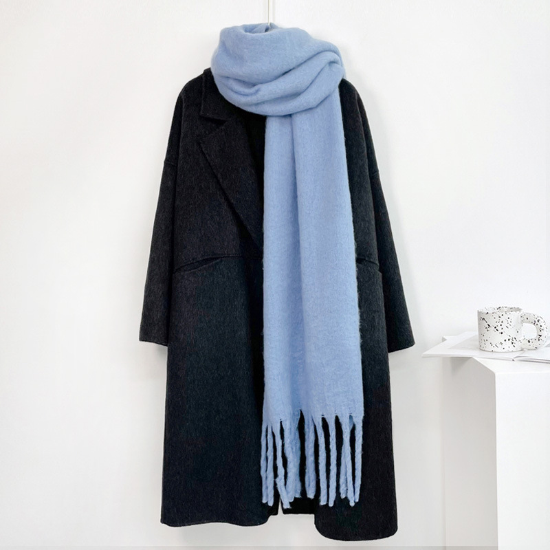 Bufanda de cachemira de color  - Muffler Men Wool reseña y precio