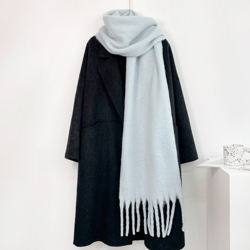 Bufanda de cachemira de color  - Muffler Men Wool reseña y precio