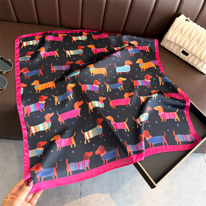 Pañuelo de Moda con Estampado  - Scarf Silk Square reseña y precio